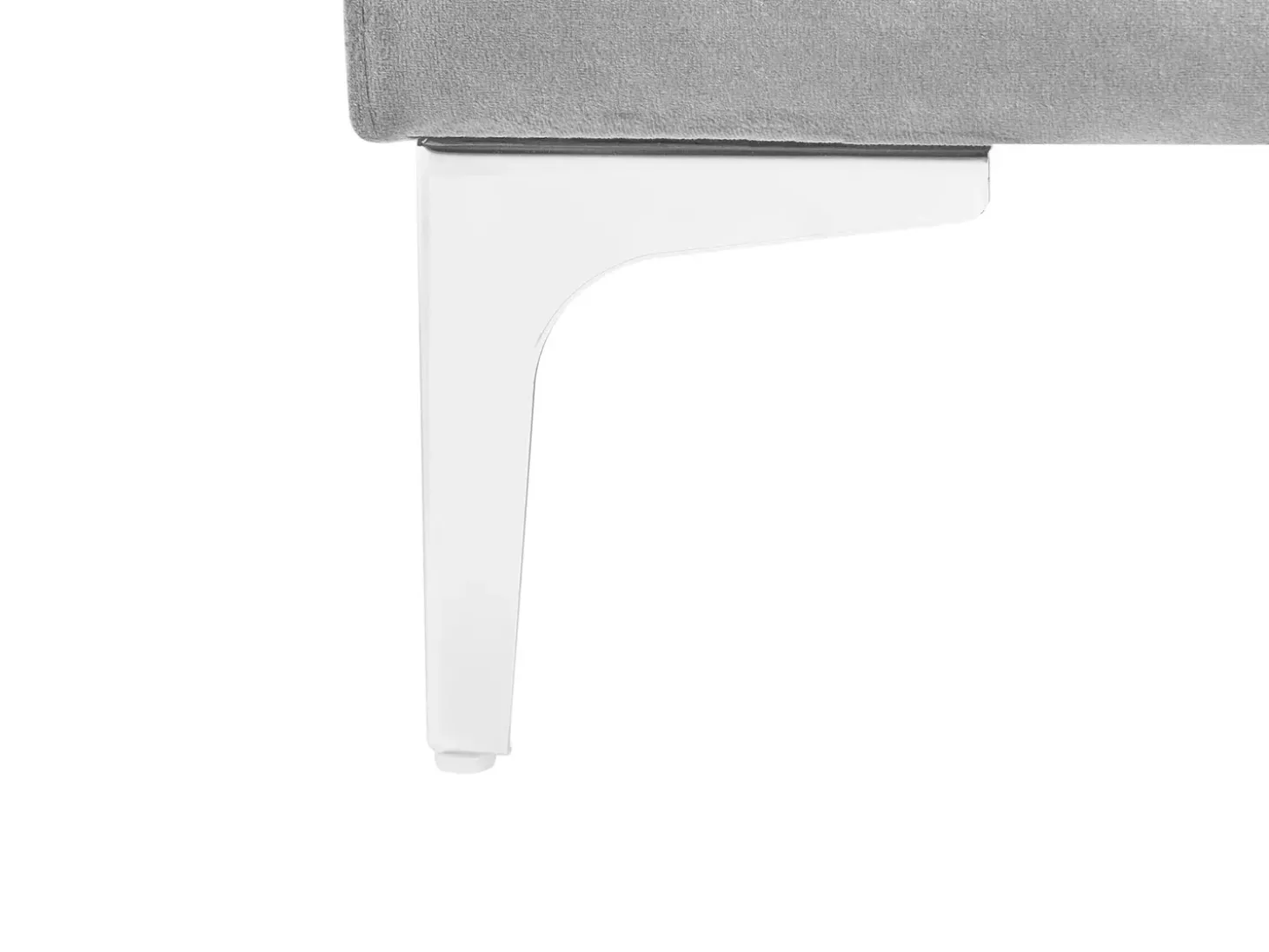 EVJA 4 personers Hjørnesofa modul Venstrevendt Grå Velour