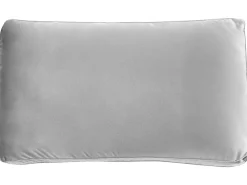 EVJA 4 personers Hjørnesofa modul Venstrevendt Grå Velour med fodskammel