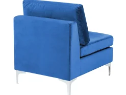EVJA 5 personers Hjørnesofa modul Højrevendt Navy Blå Velour