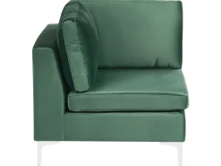 EVJA 3 personers Modulsofa Grøn Velour