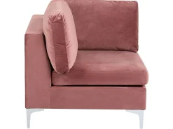 EVJA Hjørnemodul Lyserød Velour