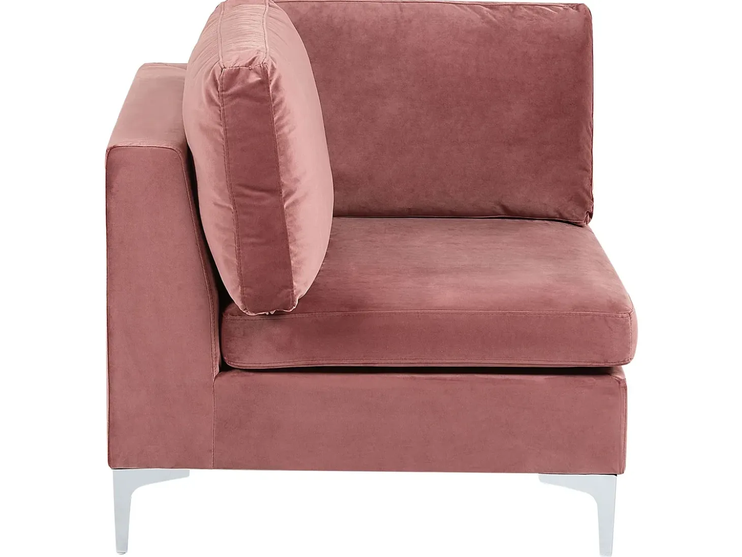EVJA Hjørnemodul Lyserød Velour