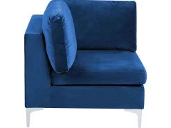 EVJA Hjørnemodul Navy Blå Velour