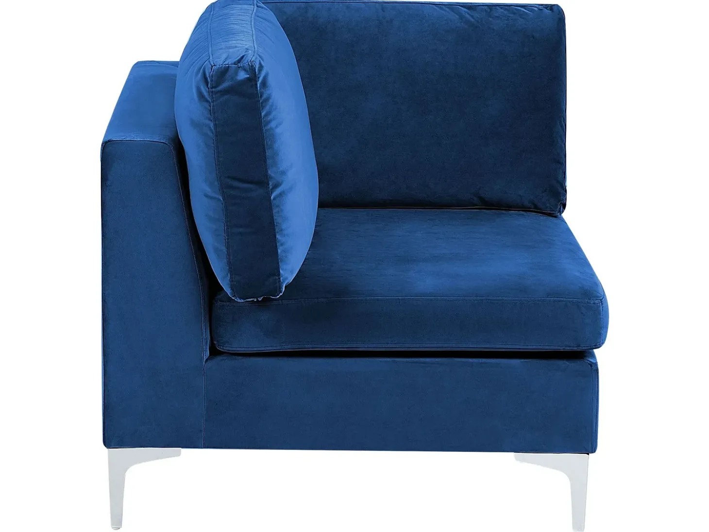 EVJA Hjørnemodul Navy Blå Velour