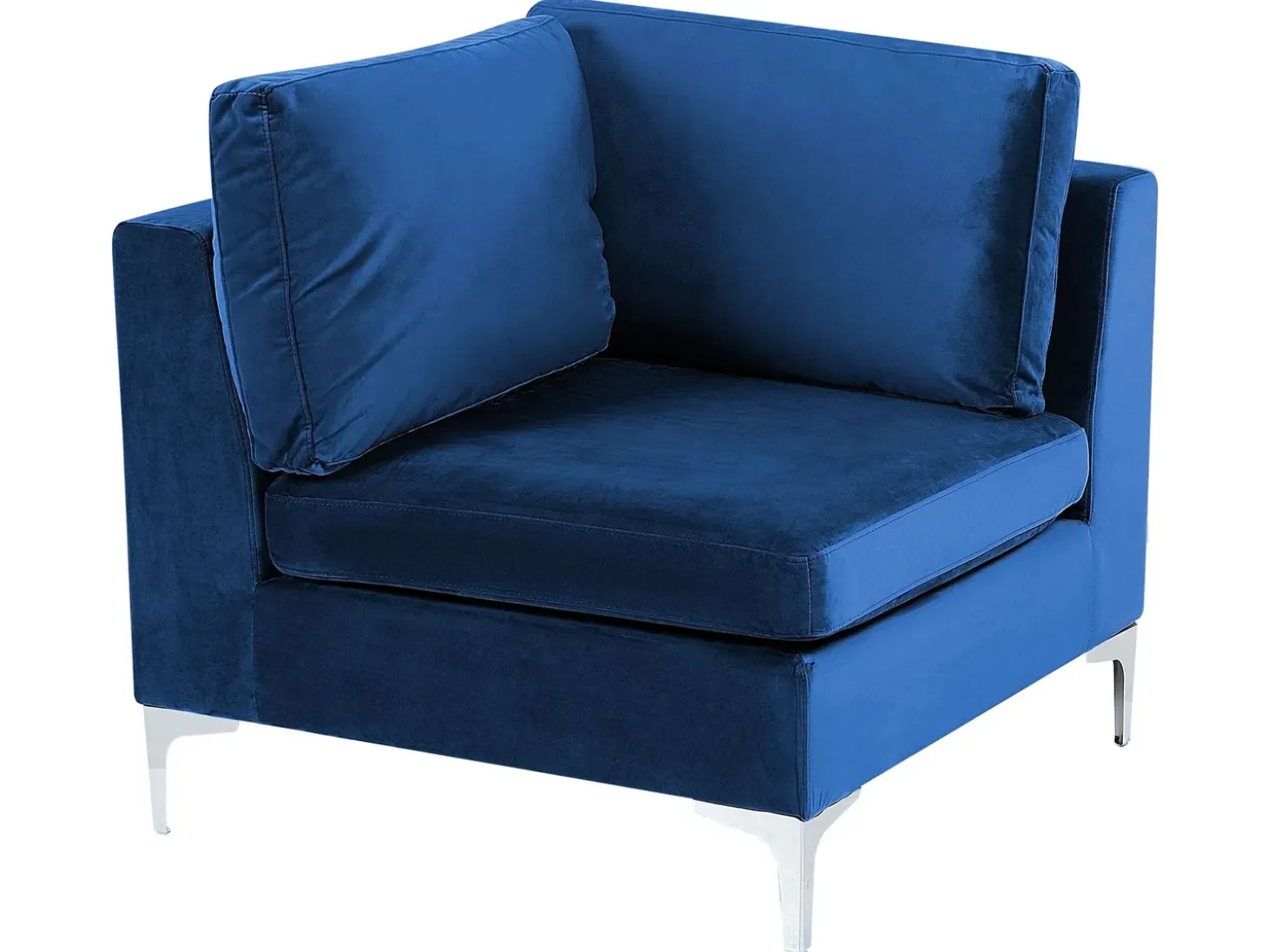 EVJA Hjørnemodul Navy Blå Velour