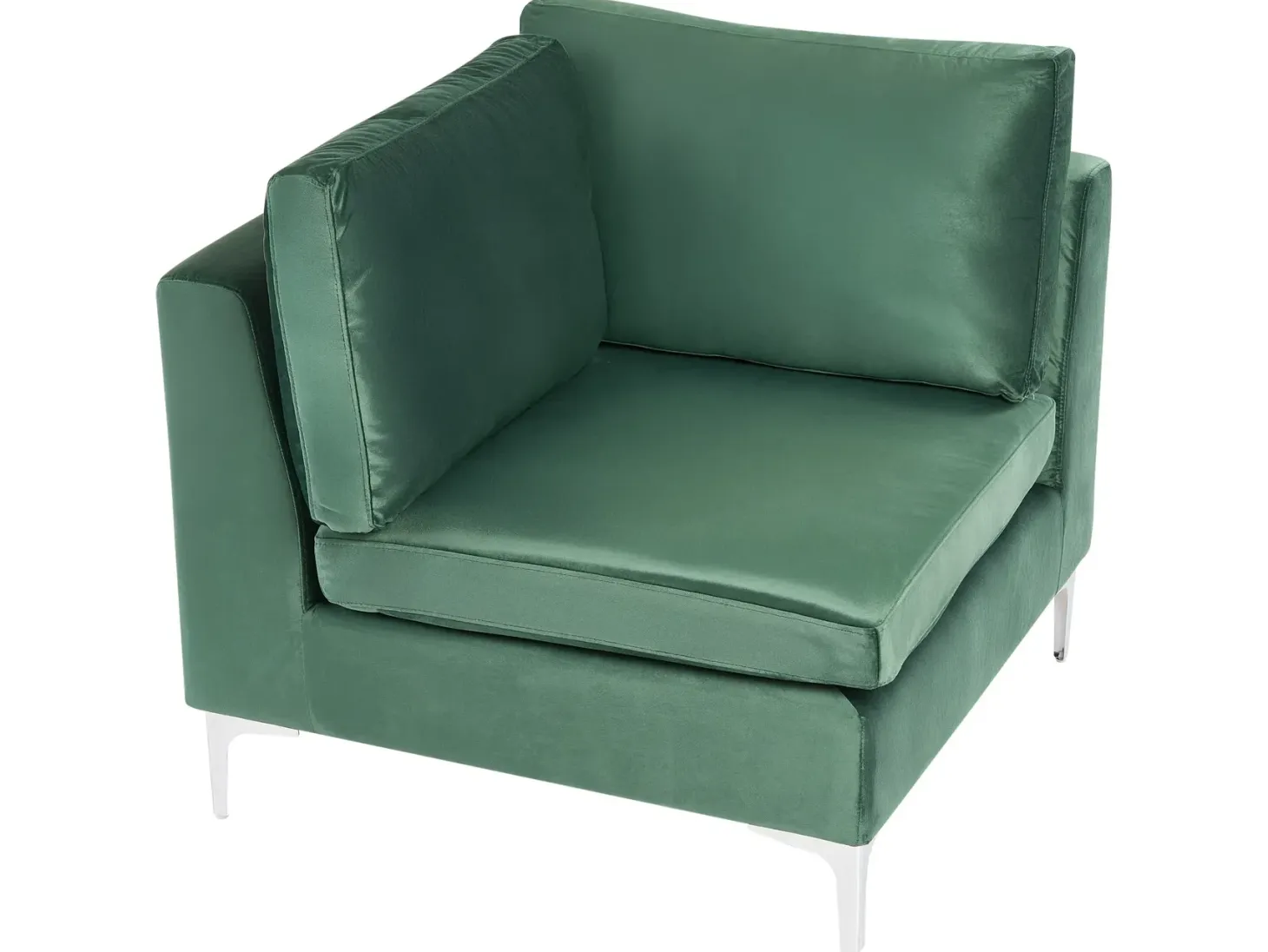 EVJA 2 personers Modulsofa Grøn Velour