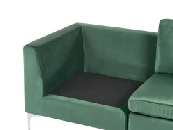 EVJA 2 personers Modulsofa Grøn Velour