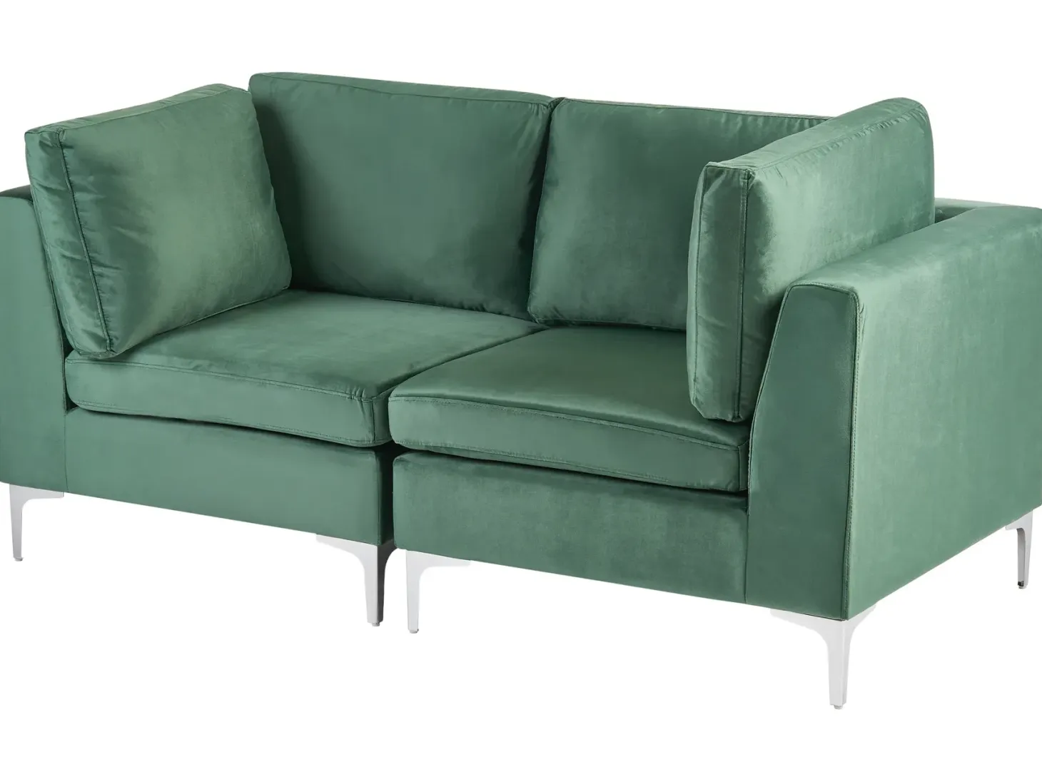 EVJA 2 personers Modulsofa Grøn Velour