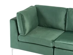 EVJA 2 personers Modulsofa Grøn Velour