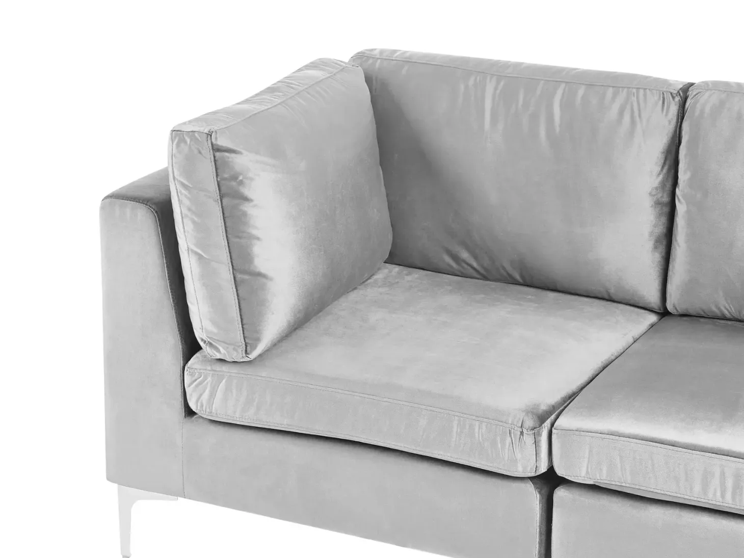 EVJA 2 personers Modulsofa Grå Velour