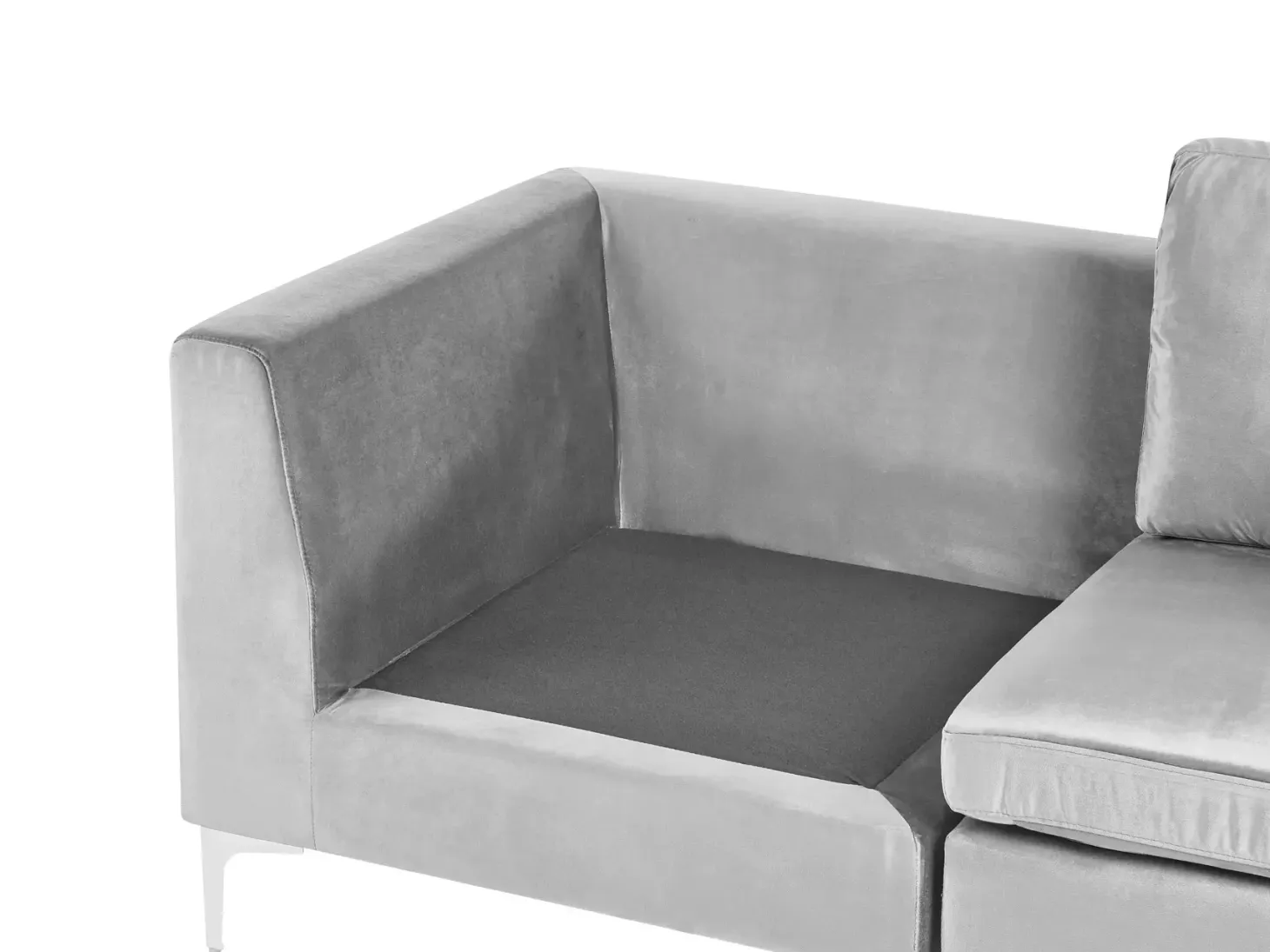 EVJA 2 personers Modulsofa Grå Velour
