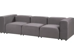 FALSTERBO 3 personers Modulsofa Mørkegrå Velour