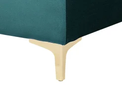 Fodskammel ABERDEEN Velour Blågrøn