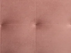 Fodskammel ABERDEEN Velour Lyserød