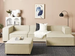 Fodskammel APRICA Kunstlinned Beige