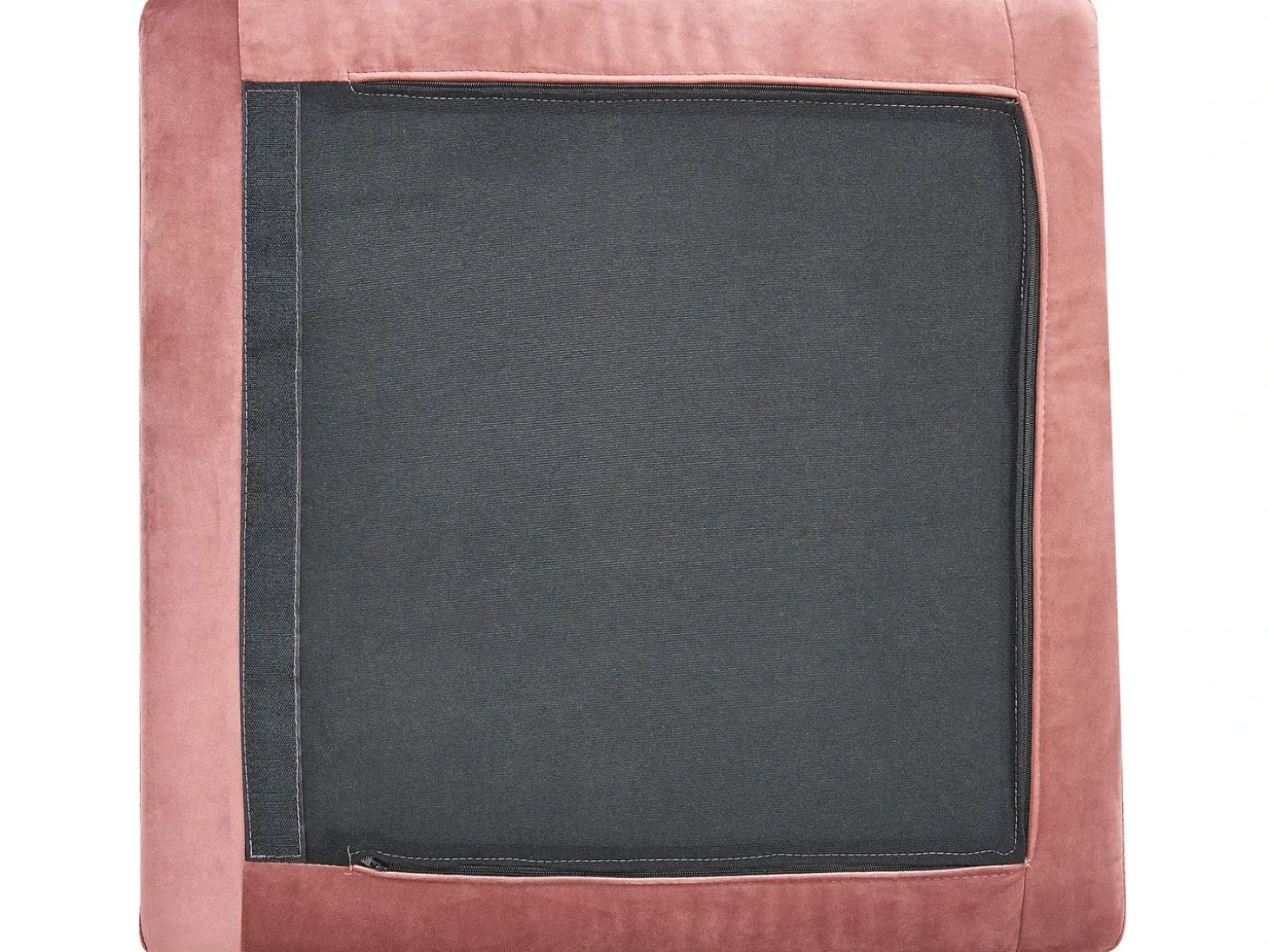Fodskammel EVJA Velour Lyserød
