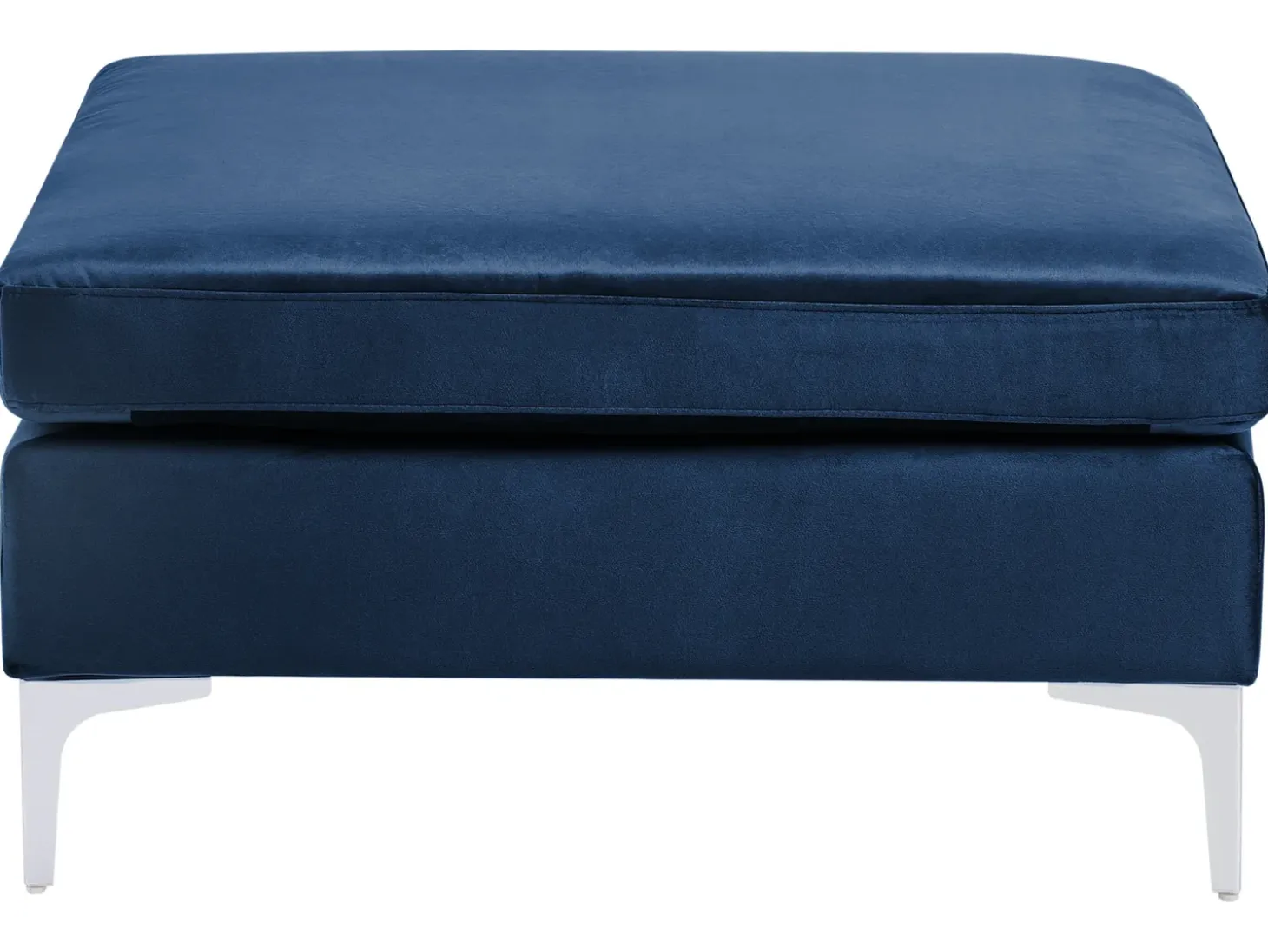 Fodskammel EVJA Velour Navy Blå