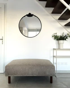 Fodskammel HOLT Brungrå