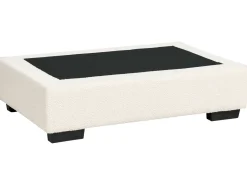 Fodskammel KOLDING Boucle Lys Beige