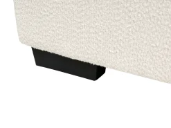 Fodskammel KOLDING Boucle Lys Beige