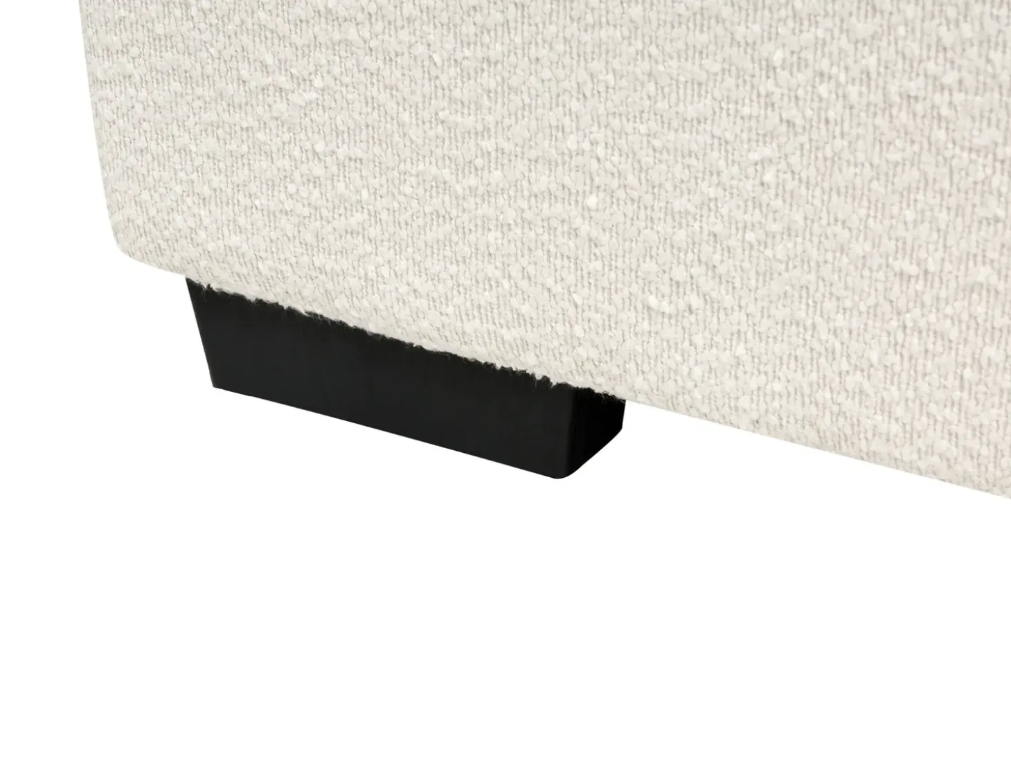 Fodskammel KOLDING Boucle Lys Beige