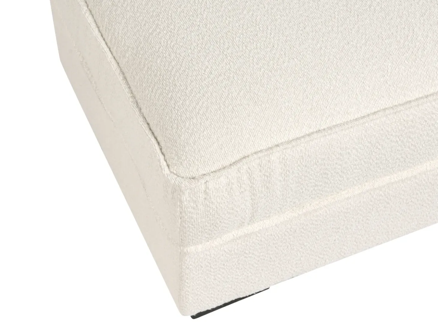 Fodskammel KOLDING Boucle Lys Beige