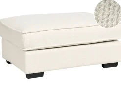 Fodskammel KOLDING Boucle Lys Beige