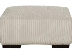 Fodskammel LUNGO Fløjl Beige