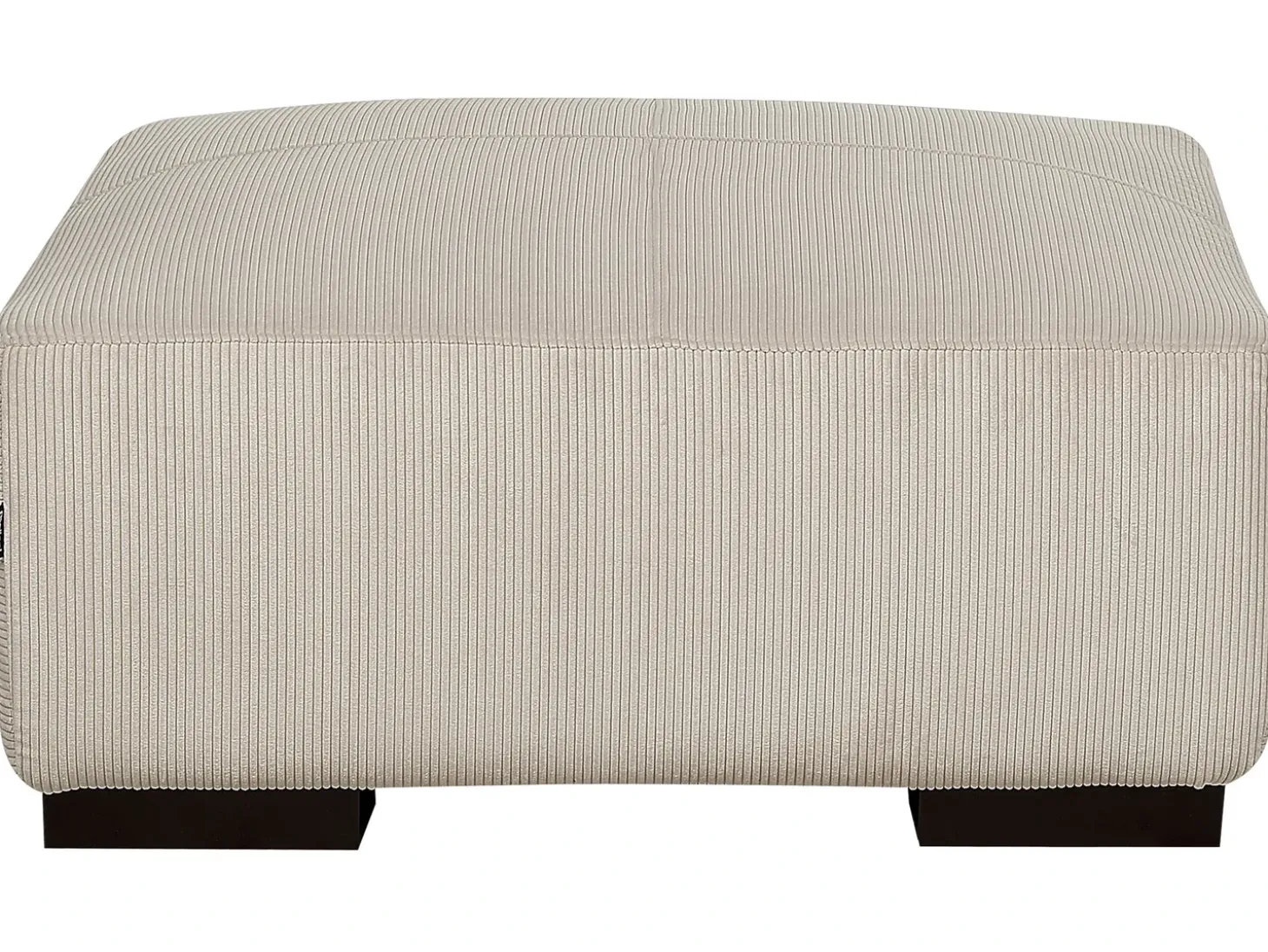 Fodskammel LUNGO Fløjl Beige