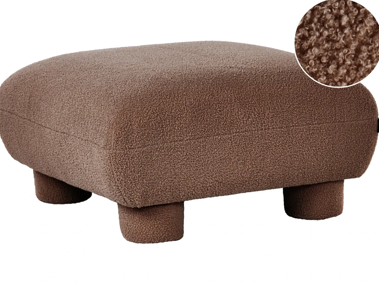Fodskammel MJALBI Boucle Brun
