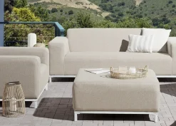 Fodskammel ROVIGO Beige