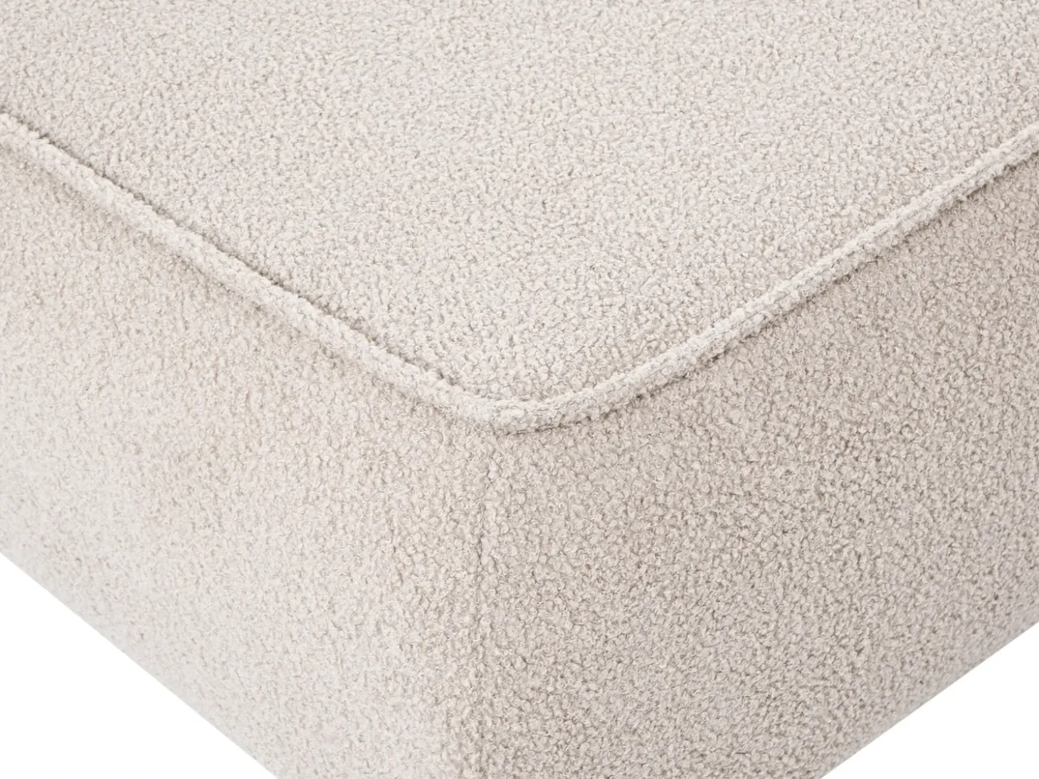 Fodskammel SALLA Boucle Beige