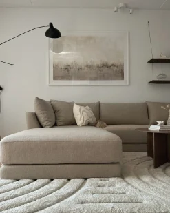 Fodskammel SIGTUNA Beige