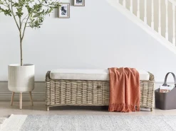 Fodskammel til haven SUSUA 140 cm Rattan Naturlig