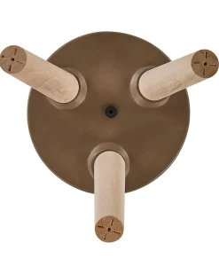 Forhøjet plantekrukke ACHILIO 30 cm Mørkebrun