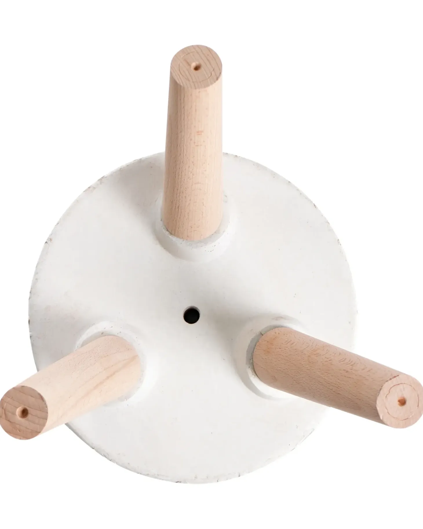 Forhøjet plantekrukke KARISTOS 36 cm Cremehvid