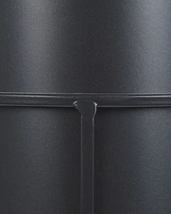 Forhøjet plantekrukke MILEA 16 cm Sort Metal