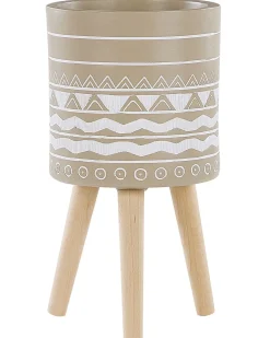 Forhøjet plantekrukke MILINA 30 cm Beige