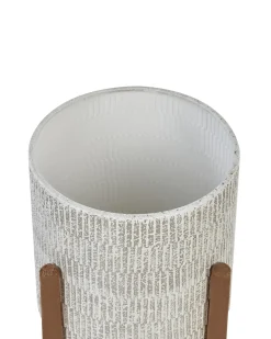 Forhøjet plantekrukke PINSAPO Metal 30 cm Grå