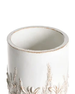 Forhøjet plantekrukke PREWEZA 23 cm Cremehvid