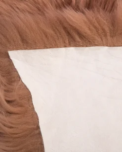 fåreskindstæppe ULURU Lysebrun 65 x 110 cm