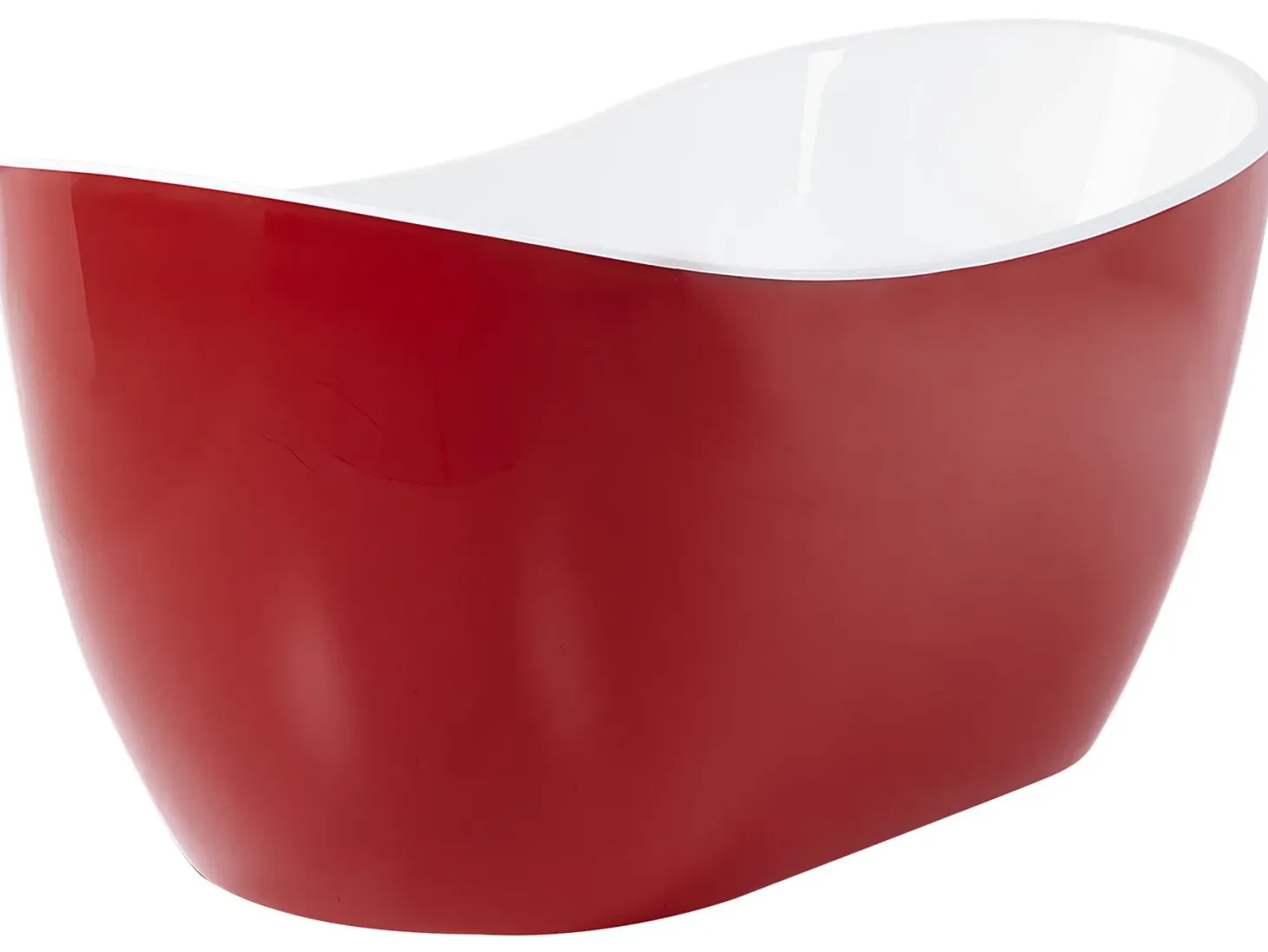 Fritstående badekar ANTIGUA 150 x 75 cm Rød