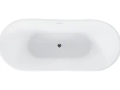 Fritstående badekar ANTIGUA 160 x 76 cm Rød