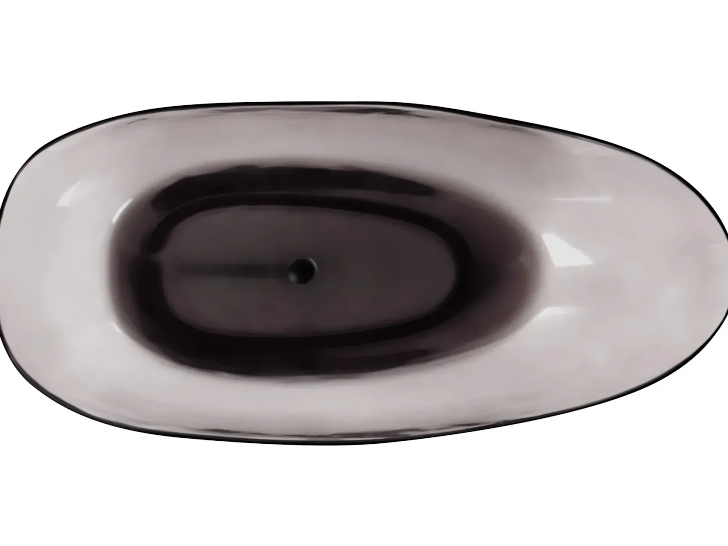Fritstående badekar BLANCARENA 170 x 78 cm Sort