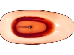 Fritstående badekar BLANCARENA 170 x 78 cm Murstensrød