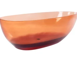Fritstående badekar BLANCARENA 170 x 78 cm Murstensrød