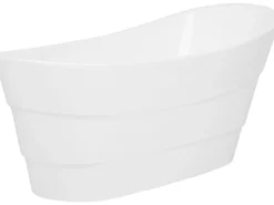 Fritstående badekar BUENAVISTA 170 x 73 cm Hvid