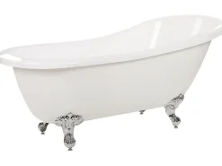 Fritstående badekar CAYMAN 153 x 77 cm Hvid