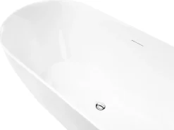 Fritstående badekar CEDROS 160 x 75 cm Hvid