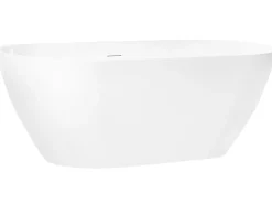 Fritstående badekar CEDROS 160 x 75 cm Hvid